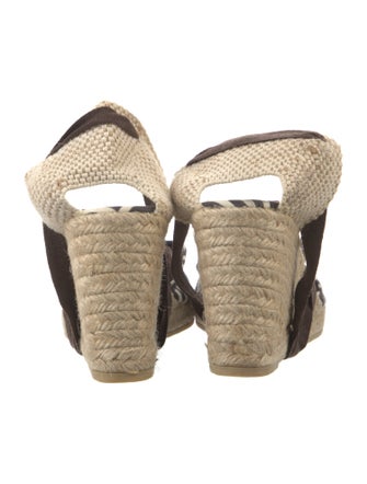 Tory Burch Canvas Printed Espadrilles