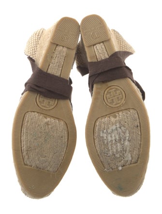 Tory Burch Canvas Printed Espadrilles