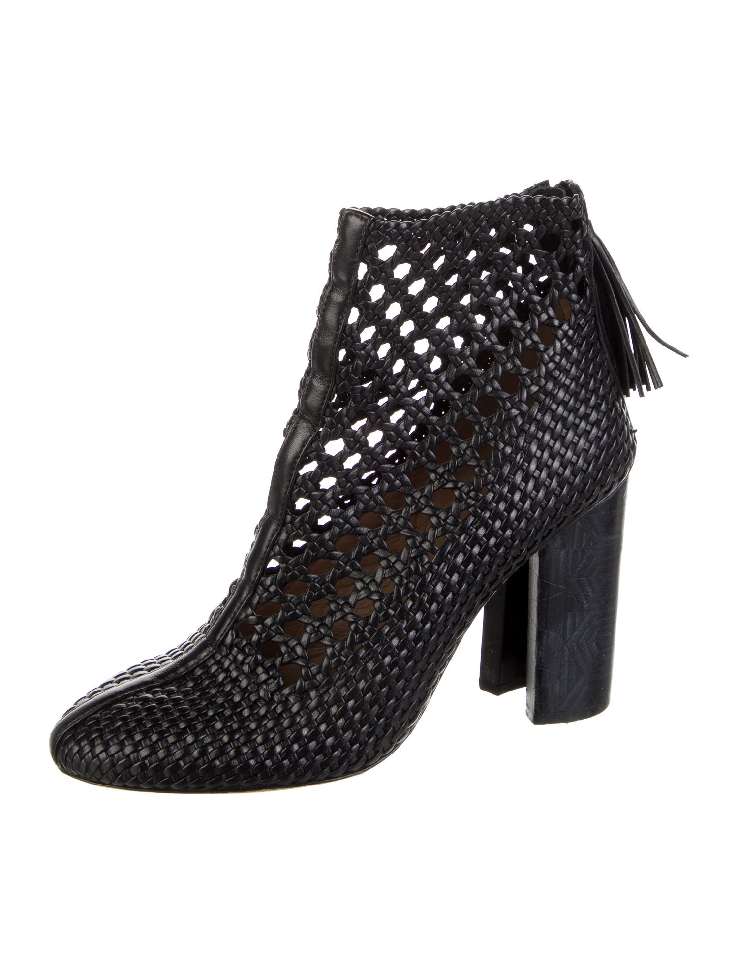 Tory Burch Leather Tassel Accents Boots