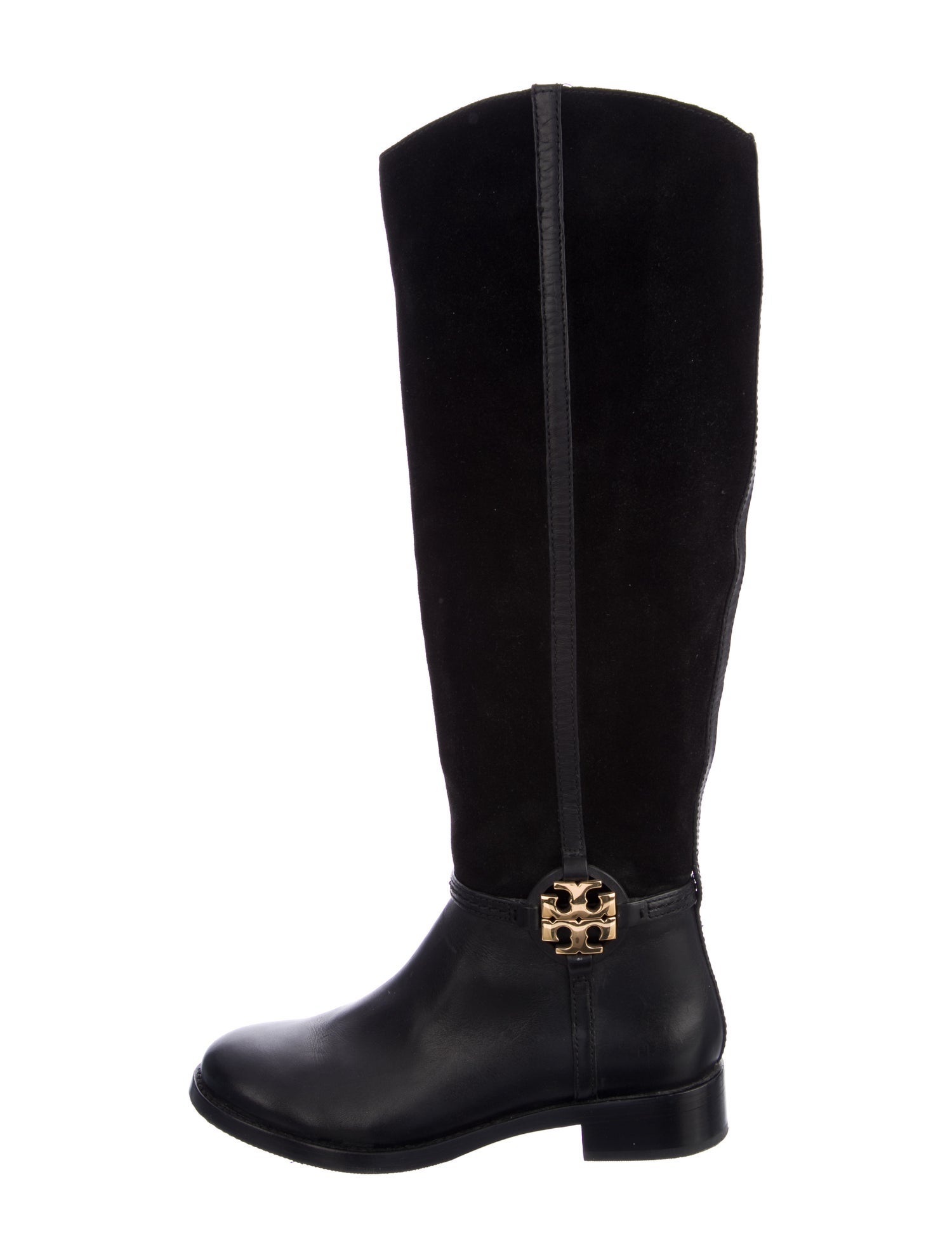 Tory Burch Leather Riding Boots