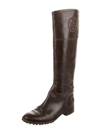 Tory Burch Leather Riding Boots