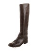 Tory Burch Leather Riding Boots