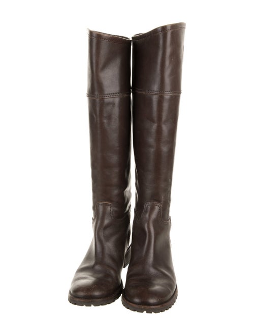 Tory Burch Leather Riding Boots