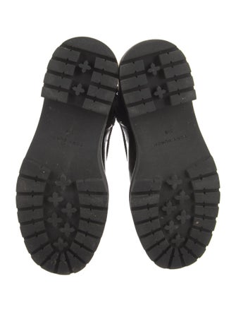 Tory Burch Patent Leather Combat Boots