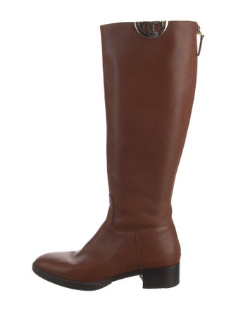 Tory Burch Leather Riding Boots