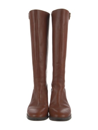 Tory Burch Leather Riding Boots