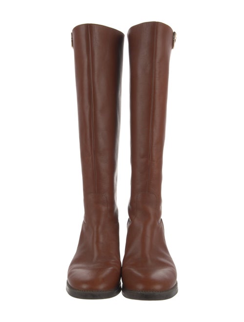 Tory Burch Leather Riding Boots