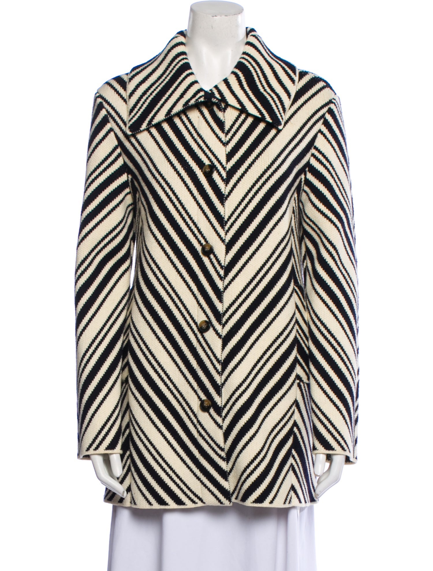 Tory Burch Striped Coat