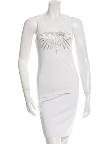 Tory Burch Embellished Sleeveless Top