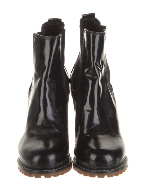 Tory Burch Patent Leather Chelsea Boots