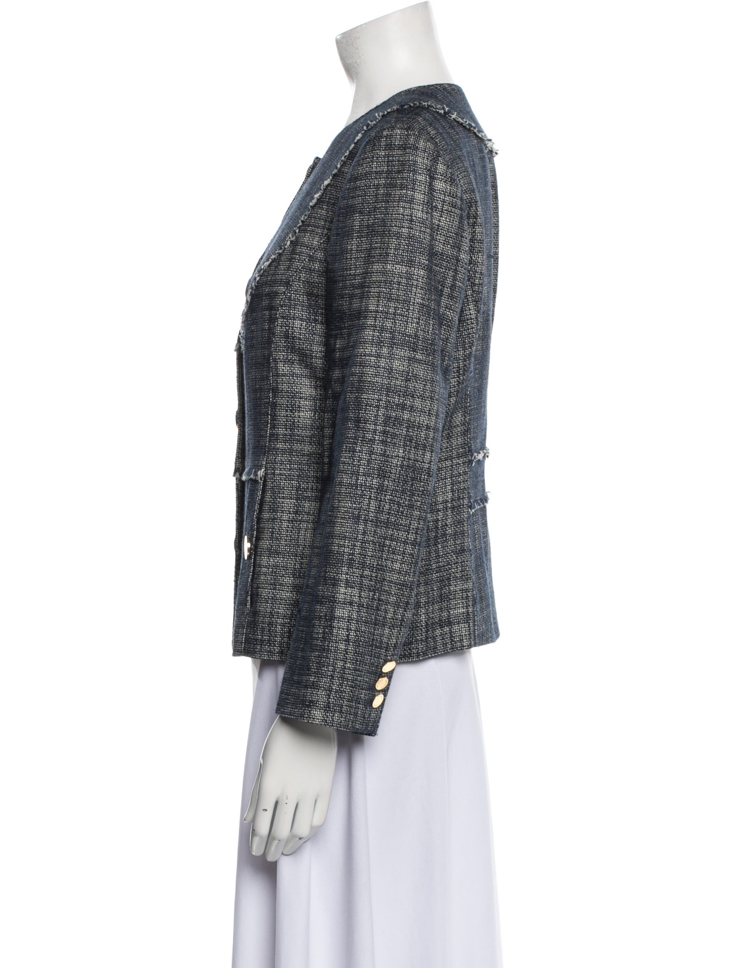 Tory Burch Tweed Pattern Evening Jacket