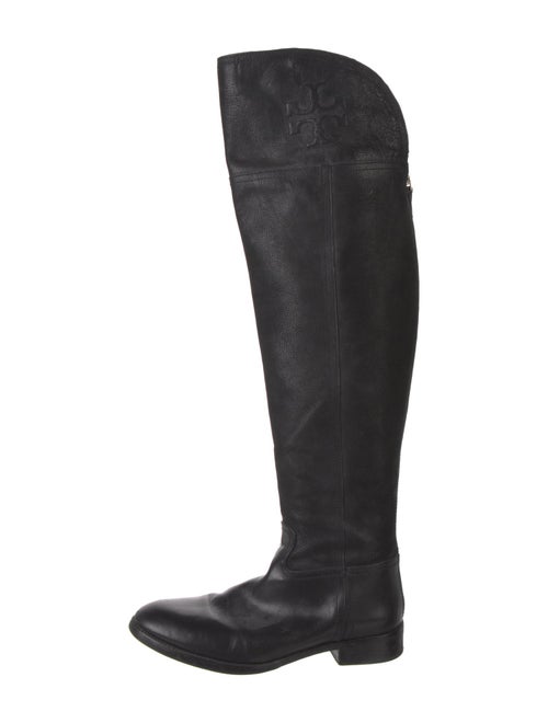 Tory Burch Leather Riding Boots