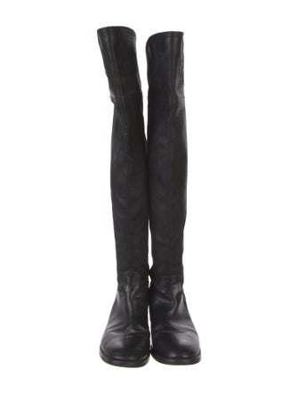 Tory Burch Leather Riding Boots