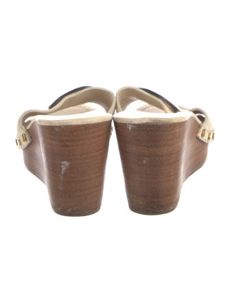 Tory Burch Leather Slides