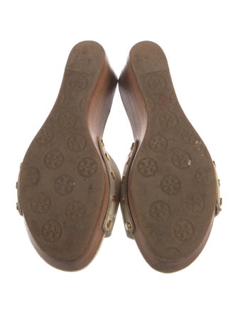 Tory Burch Leather Slides