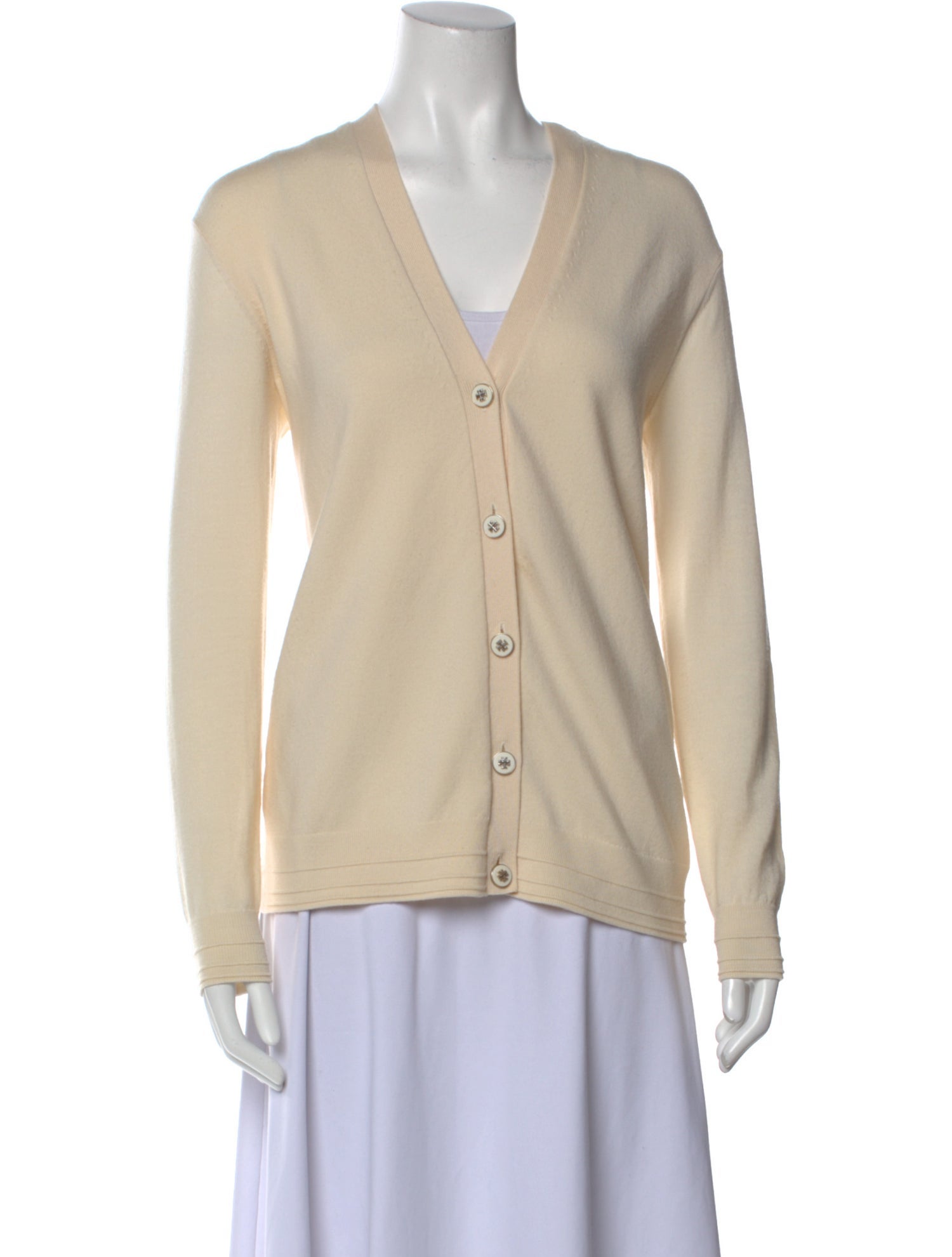 Tory Burch Merino Wool V-Neck Sweater