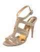 Tory Burch Canvas Gladiator Sandals