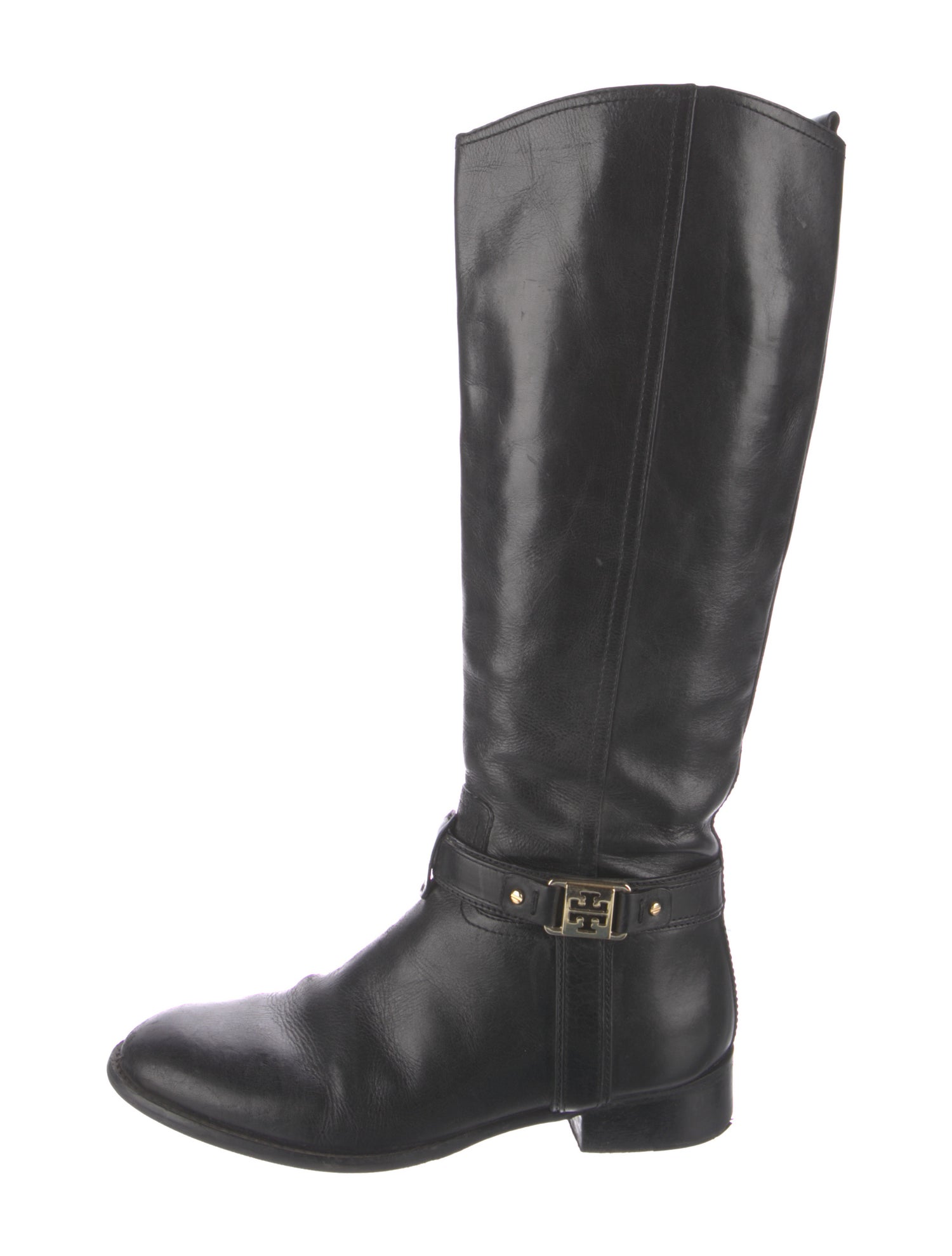Tory Burch Leather Riding Boots