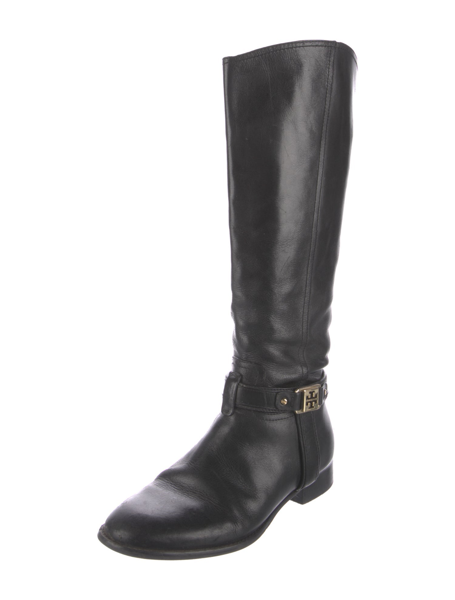 Tory Burch Leather Riding Boots