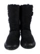 Tory Burch Suede Whipstitch Trim Boots