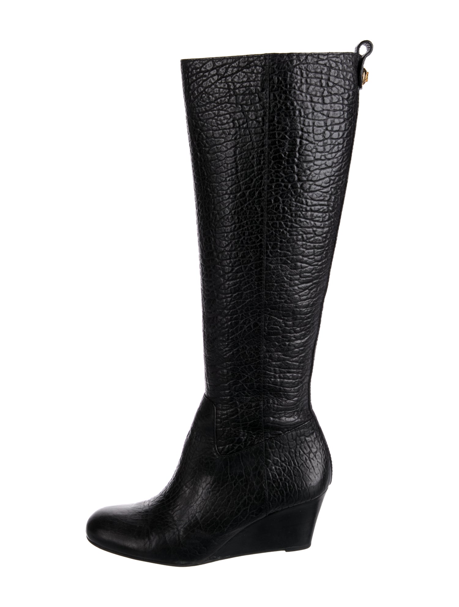 Tory Burch Leather Riding Boots