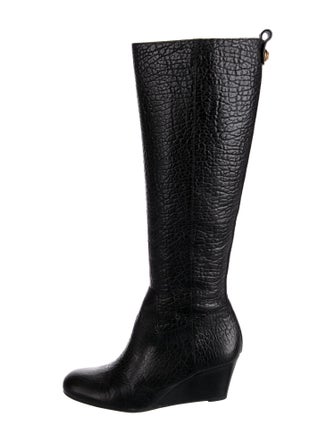 Tory Burch Leather Riding Boots