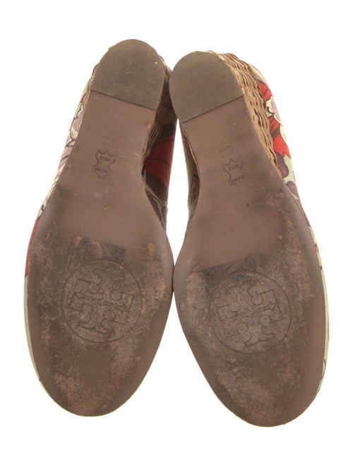 Tory Burch Flora Print Canvas Pumps