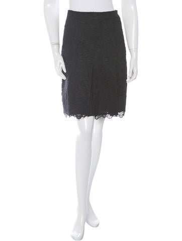 Tory Burch Lace A-Line Skirt