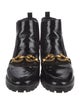 Tory Burch Patent Leather Combat Boots