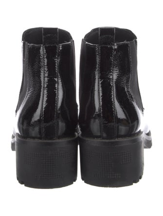 Tory Burch Patent Leather Combat Boots