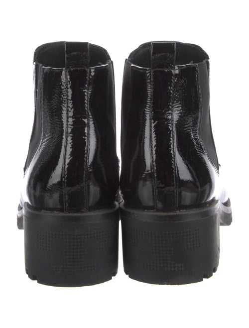 Tory Burch Patent Leather Combat Boots