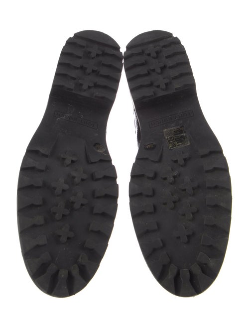 Tory Burch Patent Leather Combat Boots