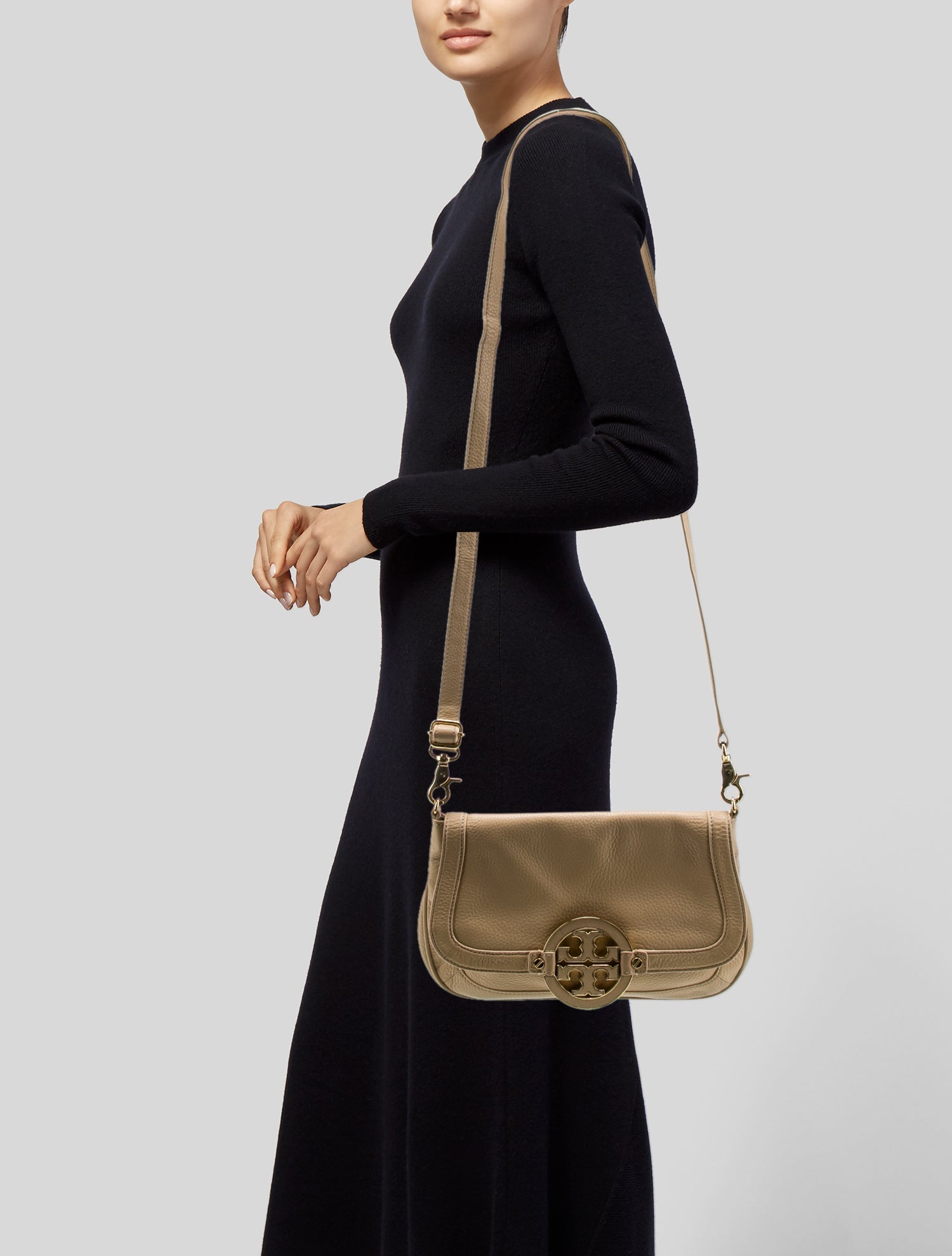 Tory Burch Embossed Leather Crossbody Bag