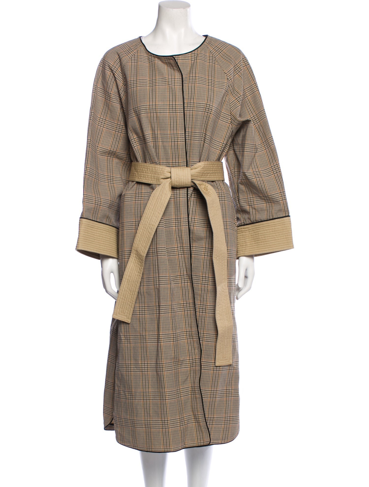 Tory Burch Plaid Print Coat