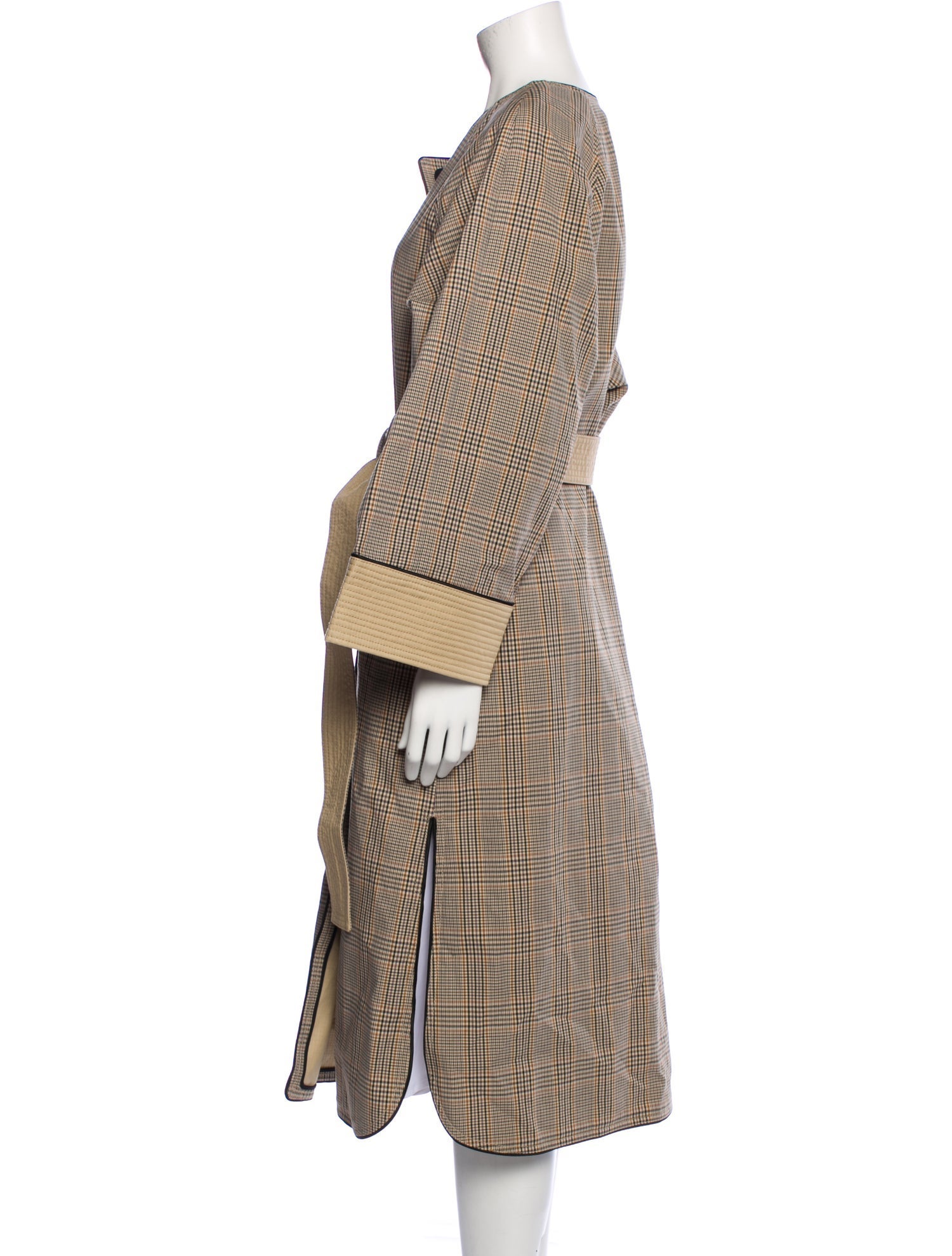 Tory Burch Plaid Print Coat