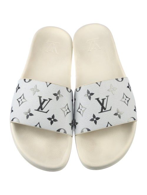 Louis Vuitton Leather Printed Slides
