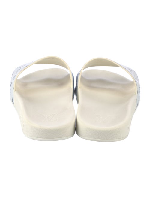 Louis Vuitton Leather Printed Slides