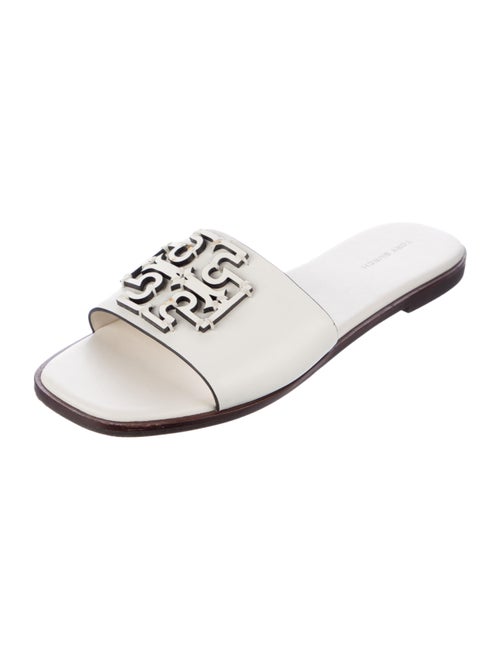 Tory Burch Leather Printed Slides