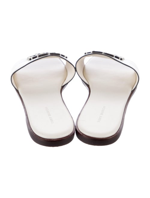 Tory Burch Leather Printed Slides