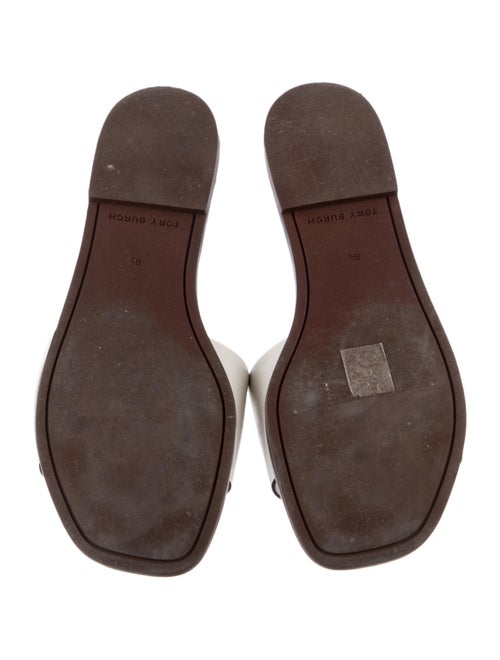 Tory Burch Leather Printed Slides
