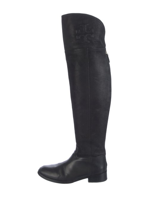 Tory Burch Leather Riding Boots