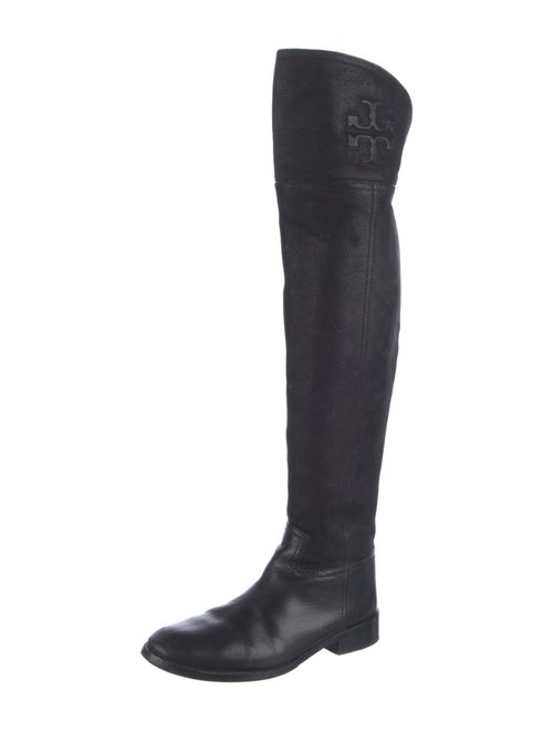 Tory Burch Leather Riding Boots