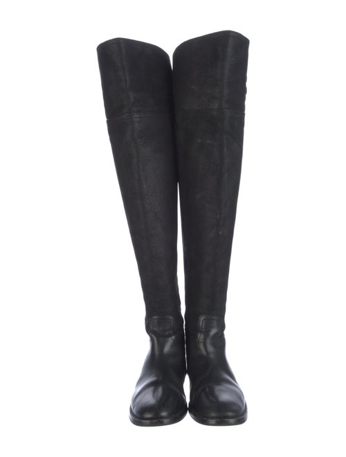 Tory Burch Leather Riding Boots