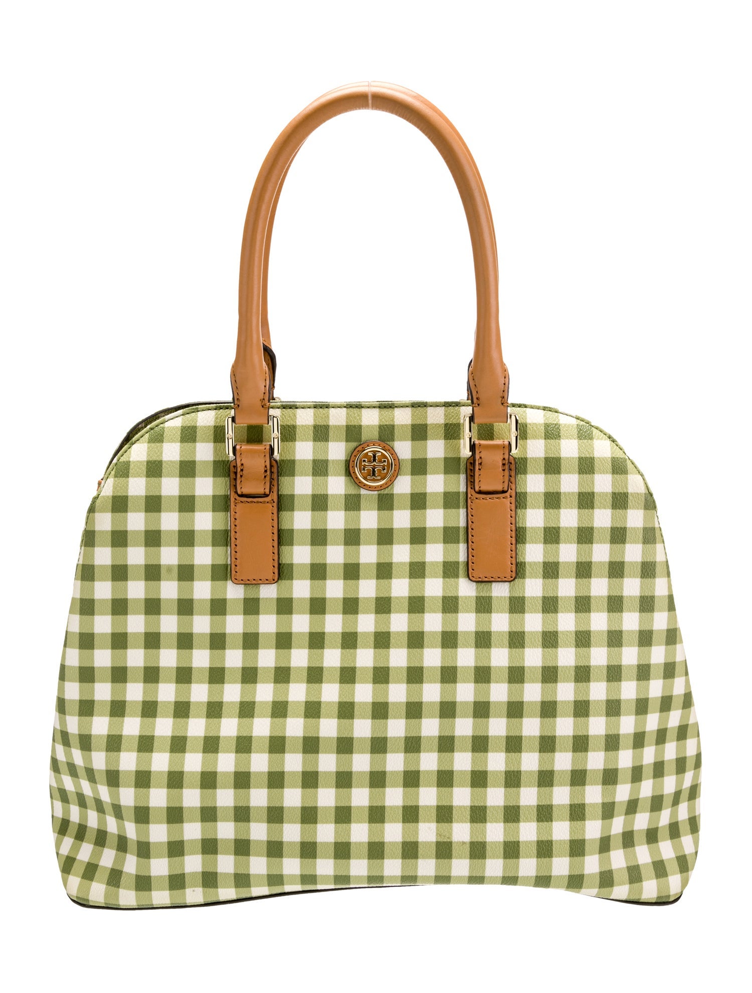 Tory Burch Embossed Leather Top Handle Bag