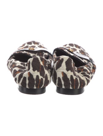Tory Burch Animal Print Ballet Flats
