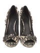 Tory Burch Satin Crystal Embellishments Pumps