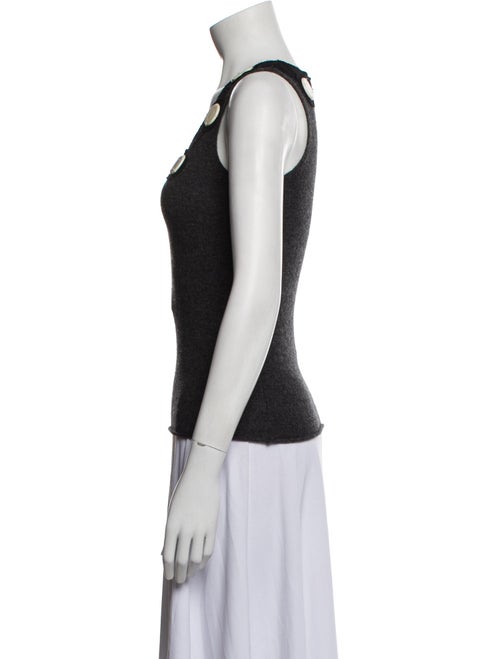 Tory Burch Cashmere Scoop Neck Top