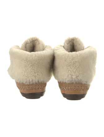 Tory Burch Suede Whipstitch Trim Lace-Up Boots