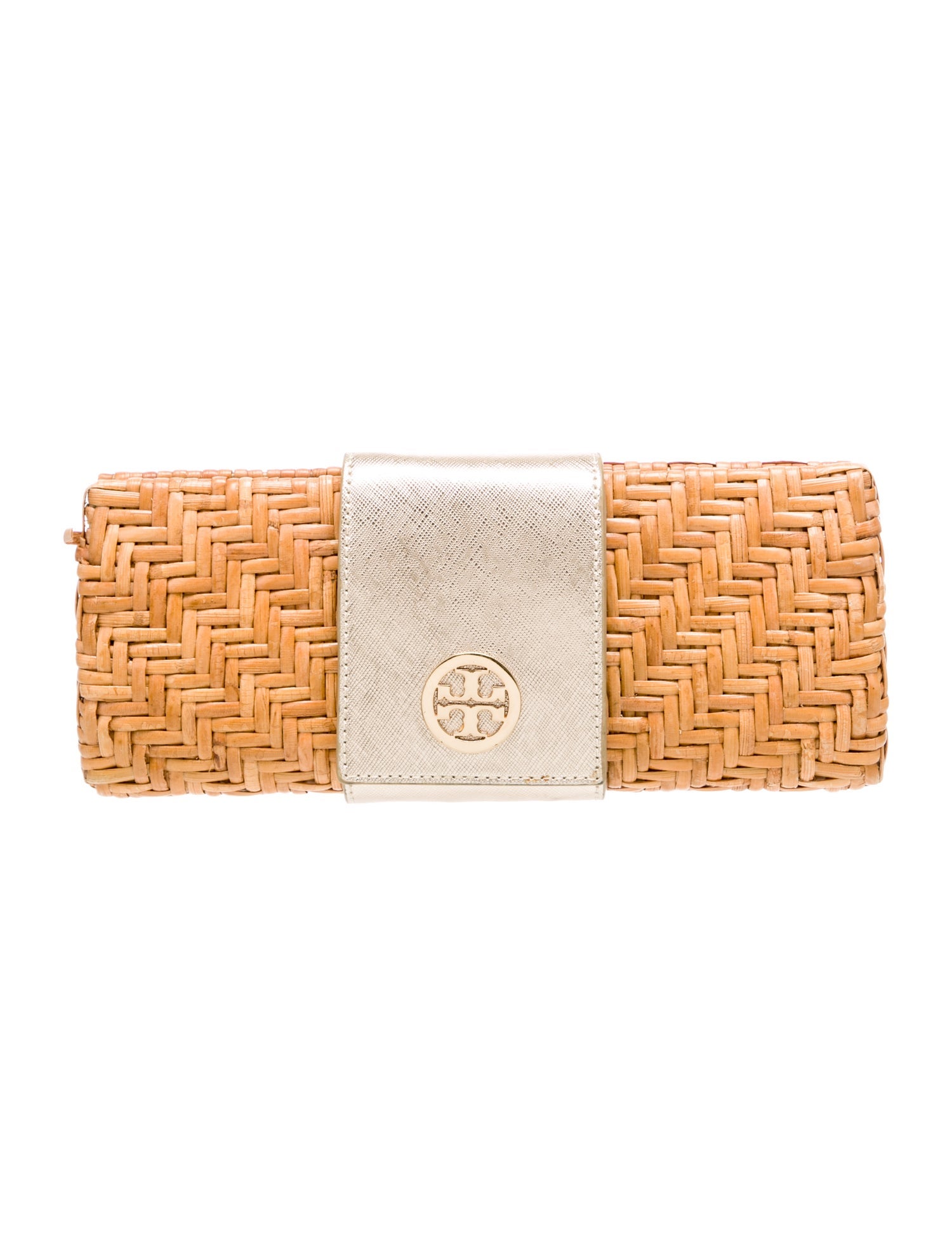Tory Burch Straw Clutch
