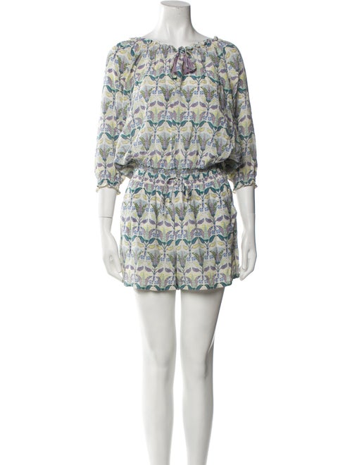 Tory Burch Silk Printed Romper